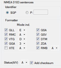 10. NMEA 0183 
GPS Sentences